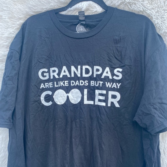New Grandpas are cooler black short sleeve t-shirt size 2X - Picture 1 of 2